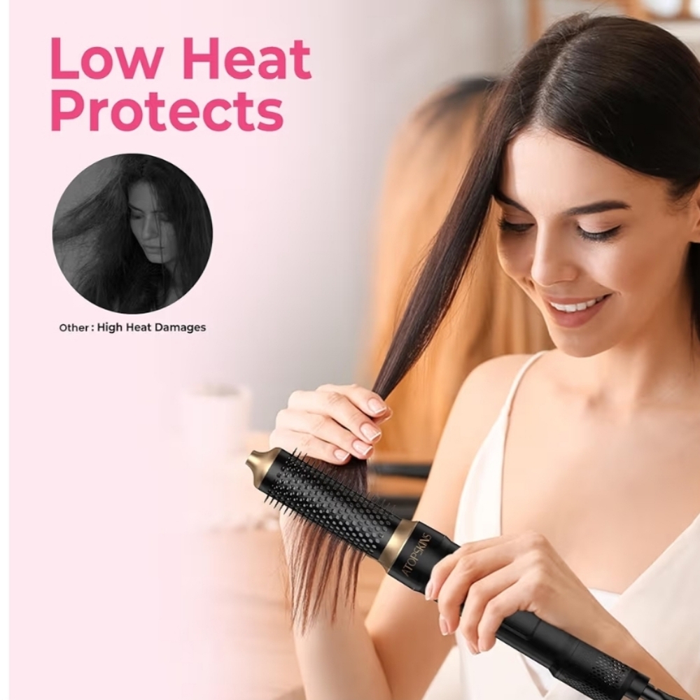 6 in 1 Blow Dryer Brush, Hair Dryer Brush Fast Drying 3 Heat Settings, Hot air S - Picture 6 of 16